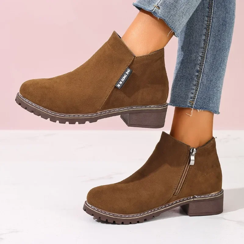 Women Formal Wear Winter - Women Autumn Winter Ankle Boots Side
