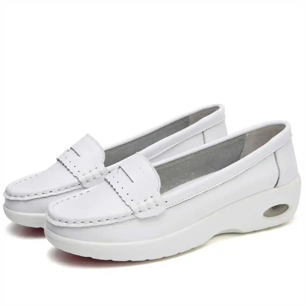 Thick Sole Slipon White Traine - Women Formal Wear Ideas recension och pris