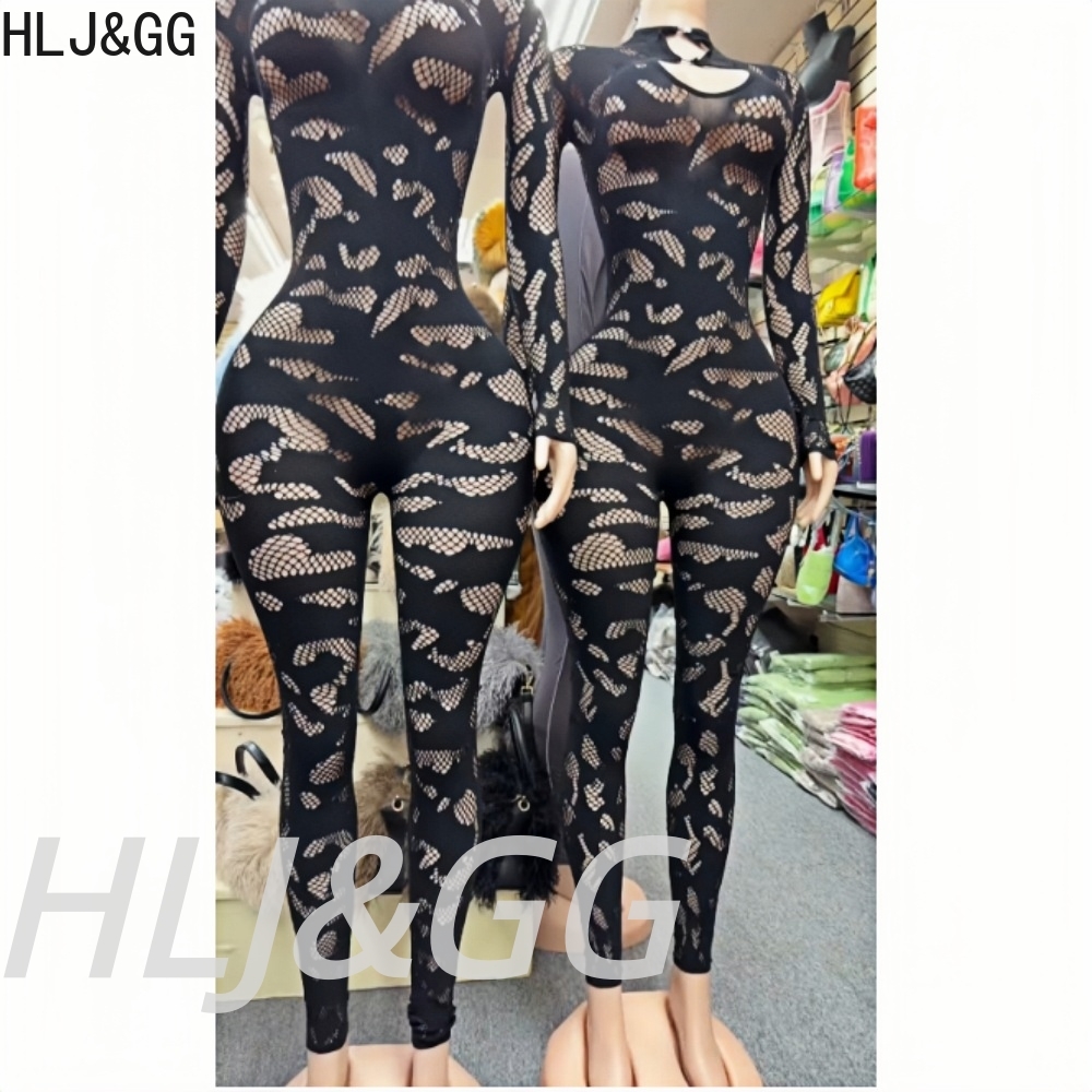 HLJ&GG Sexy Lace See Through H - Women'S Formal Wear Jumpsuit recension och pris