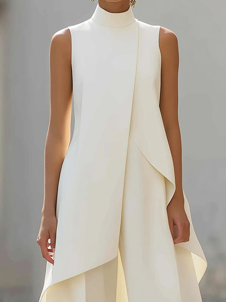 Women Stand Neck Sleeveless La - Women'S Formal Wear With Pants recension och pris