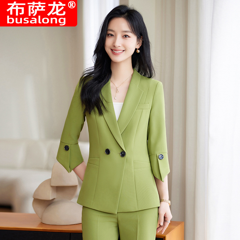 Spring Summer New Yellow Suit  - Yellow Formal Wear Women recension och pris