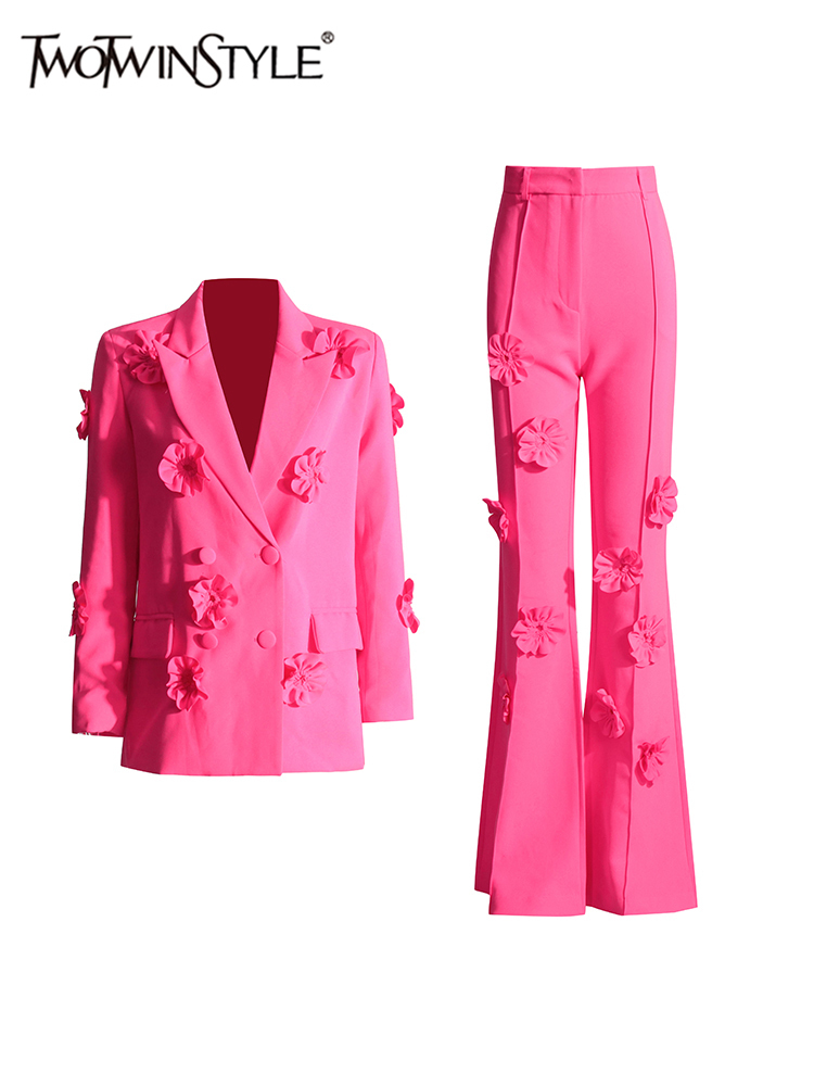 TWOTWINSTYLE Spliced Appliques - Women'S Formal Wear With Pants recension och pris