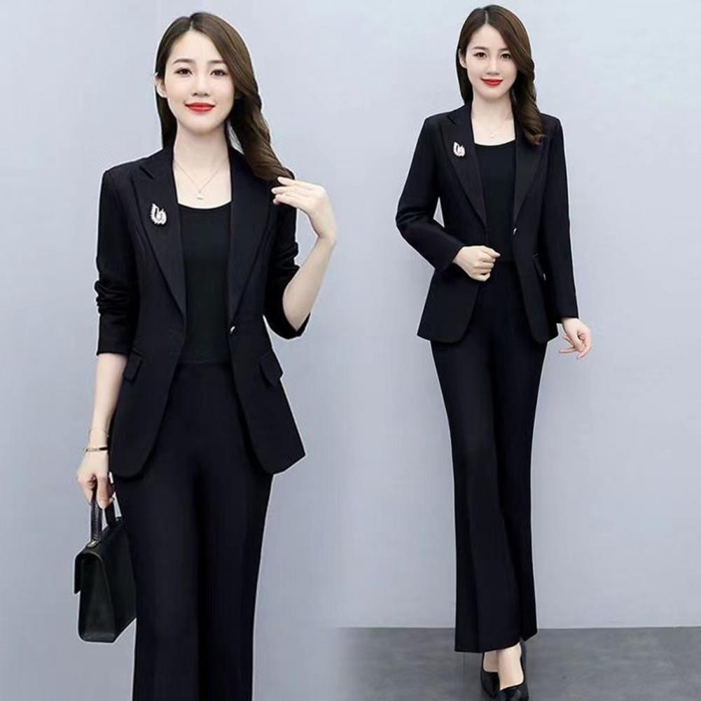 2 Pcs/Set Lady Formal Coat Pan - Women'S Formal Wear With Pants recension och pris