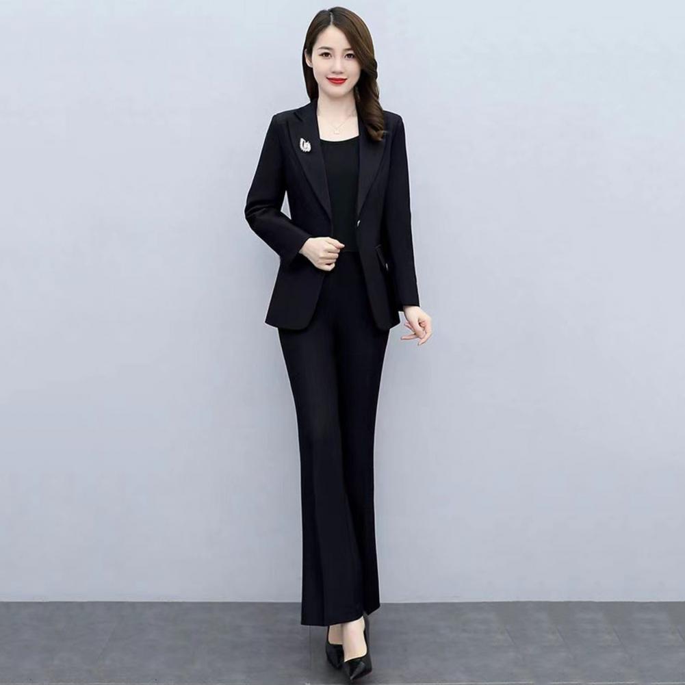 2 Pcs/Set Lady Formal Coat Pan - Women'S Formal Wear With Pants recension och pris