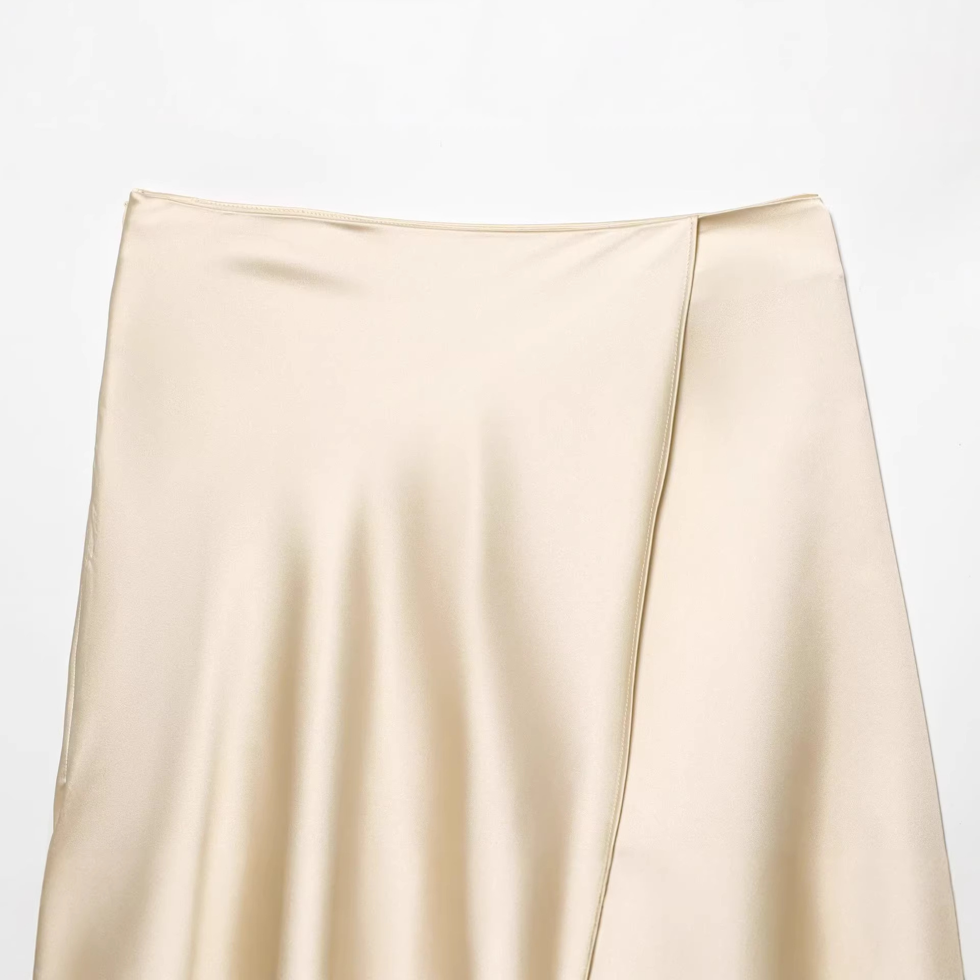 Women's Elegant Satin Lace Hem - Yellow Formal Wear Women recension och pris
