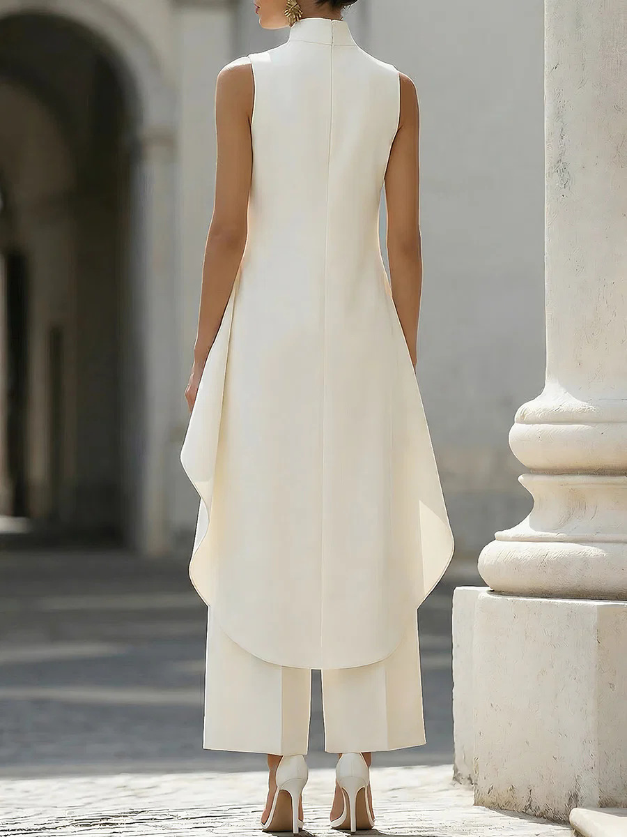 Women's Solid Color Two Piece  - Women'S Formal Wear With Pants recension och pris