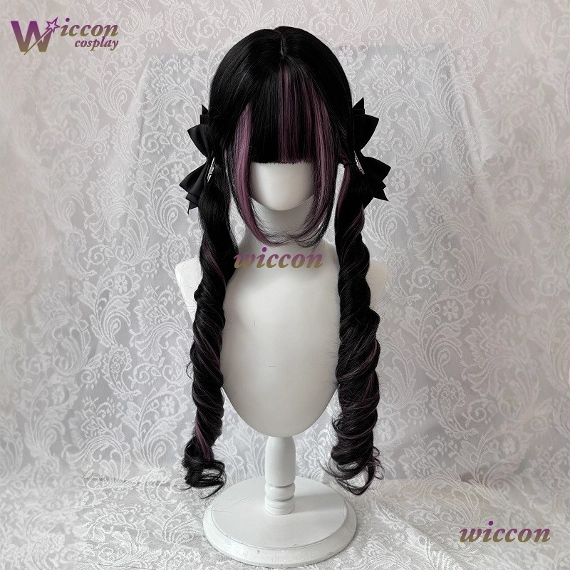 Comic ‌Black Wig with Pink Cos - Women'S Formal Wear Jumpsuit recension och pris